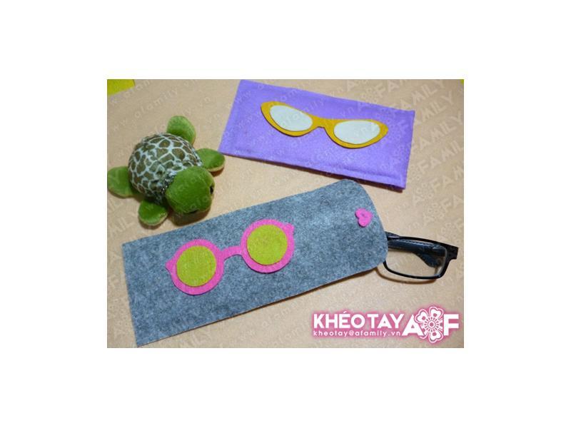 4 bước đơn giản làm túi đựng kính siêu dễ thương