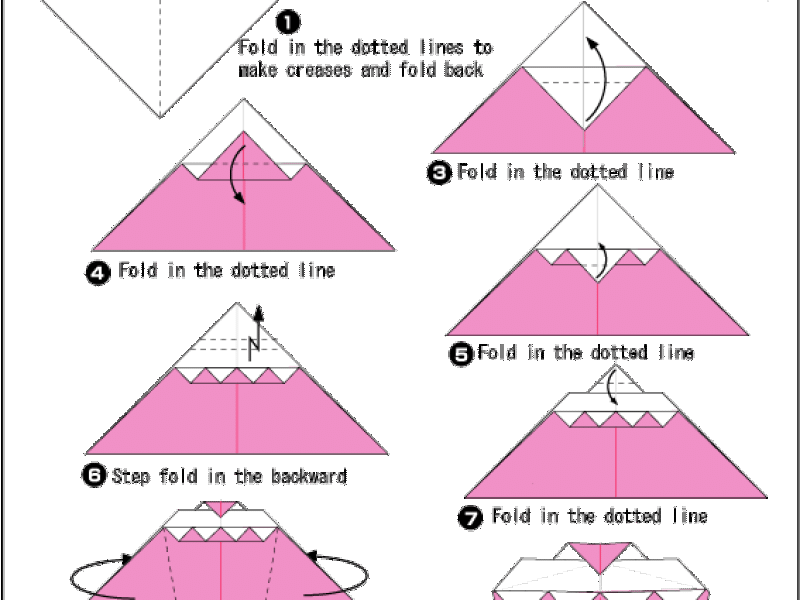 Hướng dẫn gấp Bánh gato