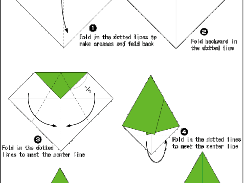 Hướng dẫn gấp chữ A