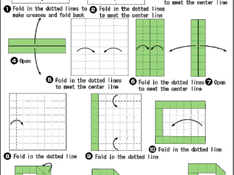 Hướng dẫn gấp chữ D