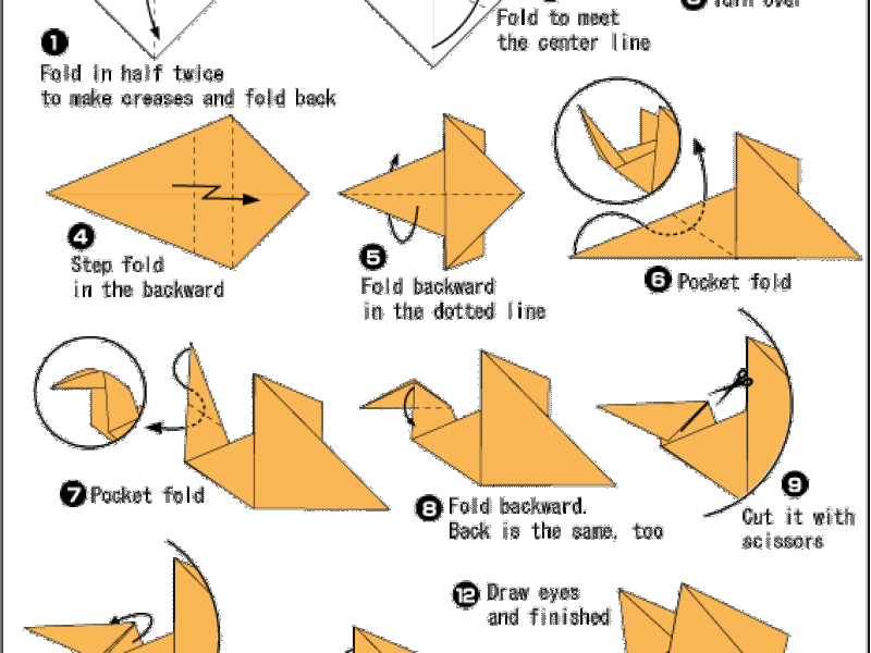Hướng dẫn gấp con thằn lằn sấm