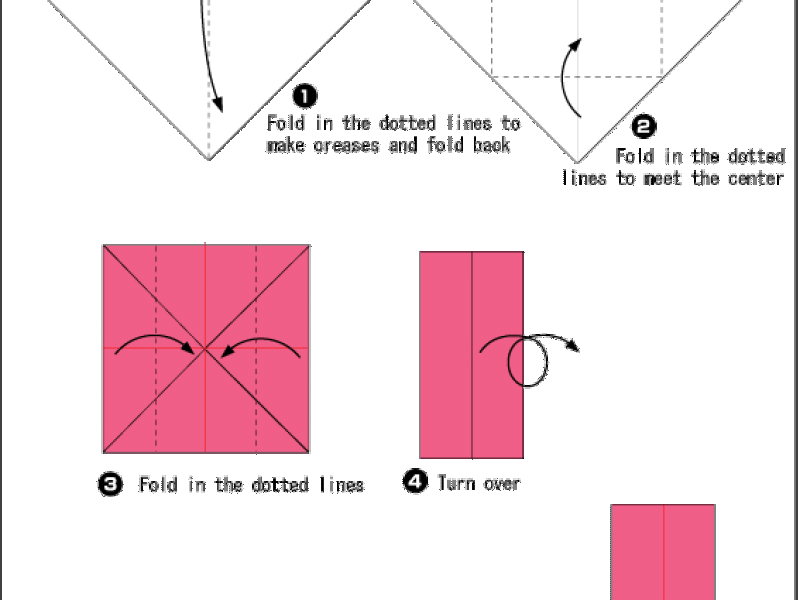 Hướng dẫn gấp giấy chữ I
