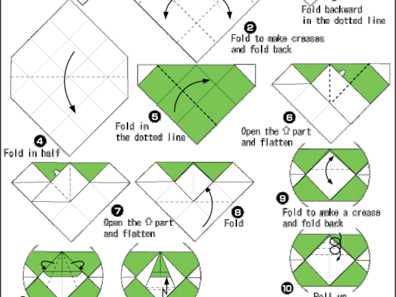 Hướng dẫn gấp giấy khối Lập phương noel