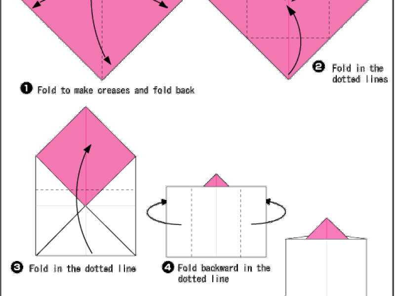 Hướng dẫn gấp Ngọn nến