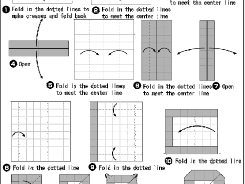 Hướng dẫn xếp chữ C