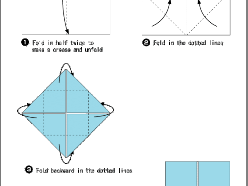 Hướng dẫn xếp giấy cái Cửa sổ