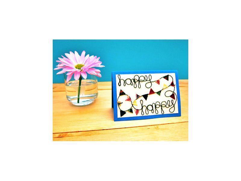 Khéo tay làm thiệp từ vải vun xinh xắn tặng người thân