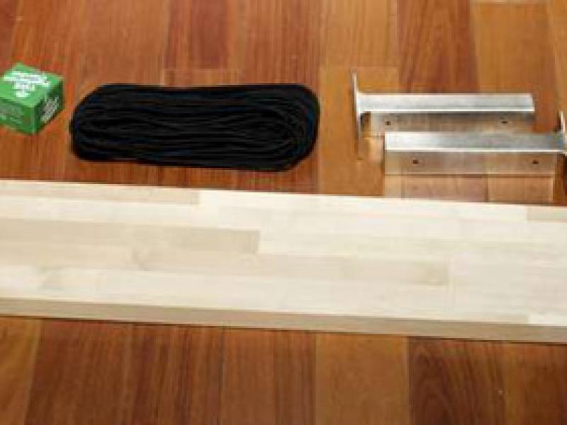 Làm giá sách theo phong cách võng tre