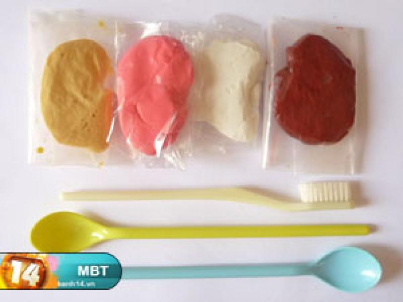 Mẹo làm đẹp chiếc muỗng với đất sét