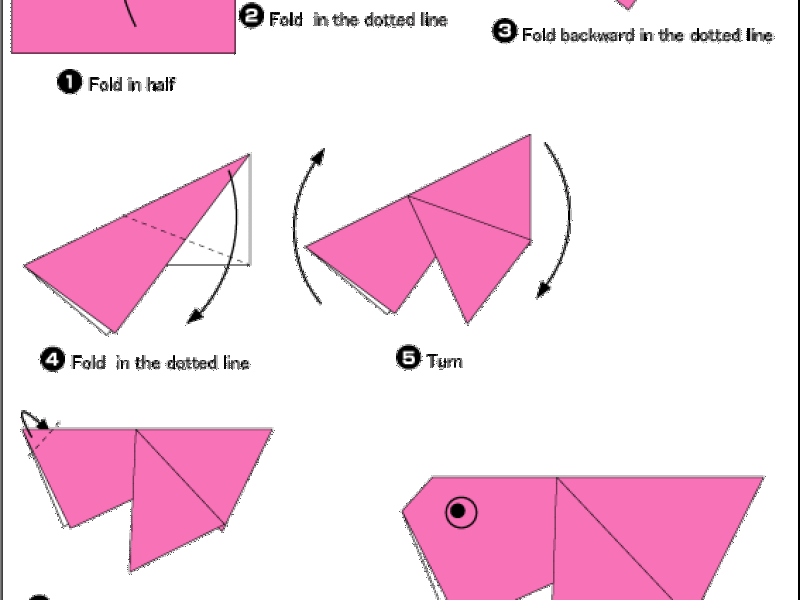 Origami - hướng dẫn gấp chú cá vàng