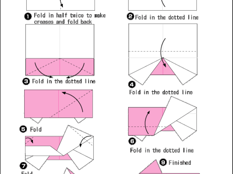 Origami - hướng dẫn xếp giấy chiếc xe mui trần