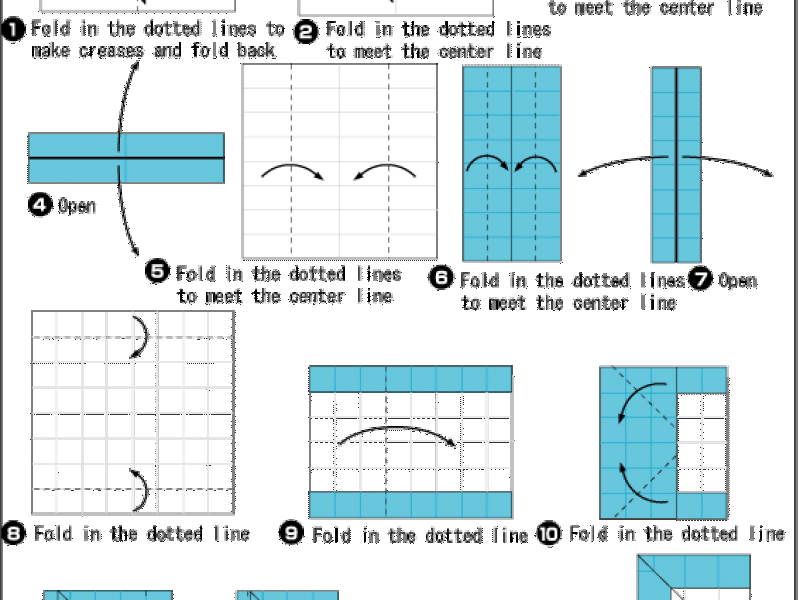 Origami - hướng dẫn xếp giấy chữ E