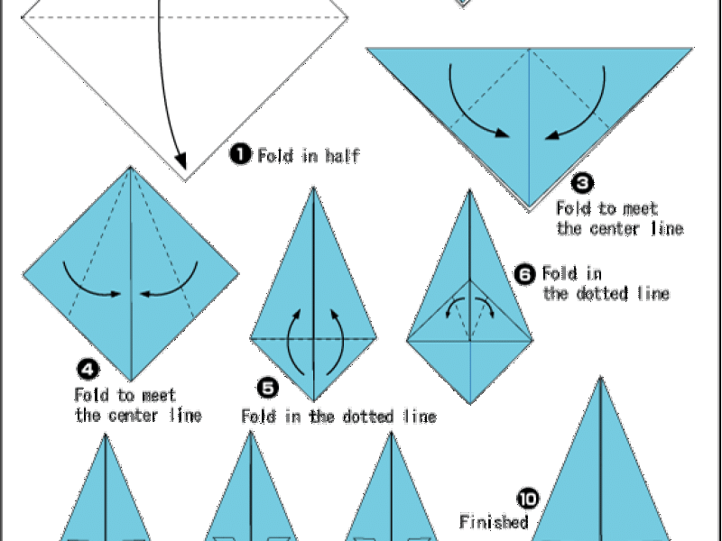 Origami - hướng dẫn xếp giấy Mũ Samurai