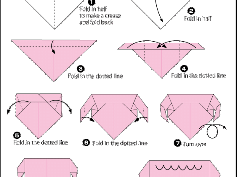 Origami - xếp mặt chú cừu