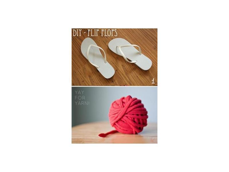 Phá cách dép tông với sợi vải hay ho