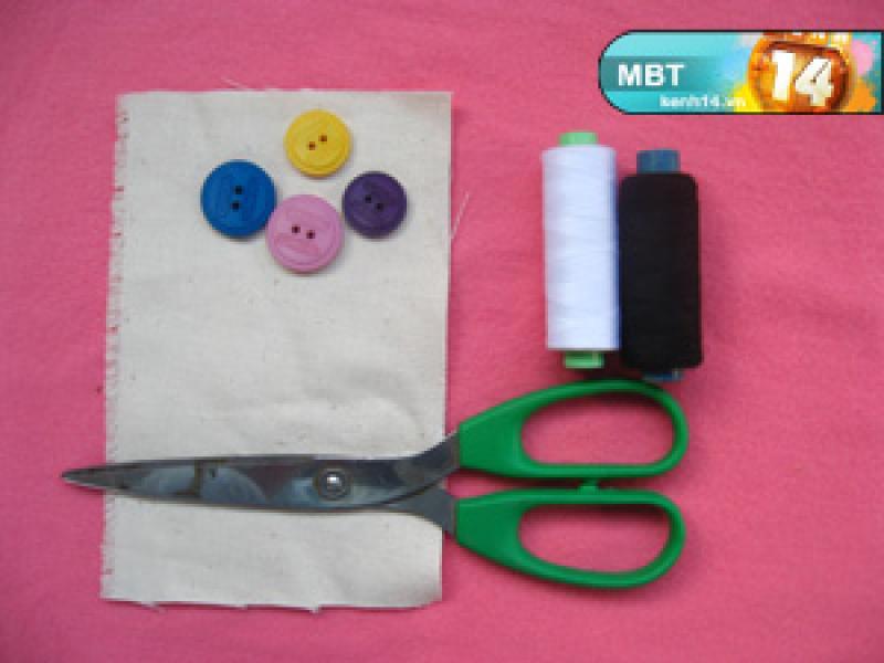 Décor túi theo công thức cúc áo