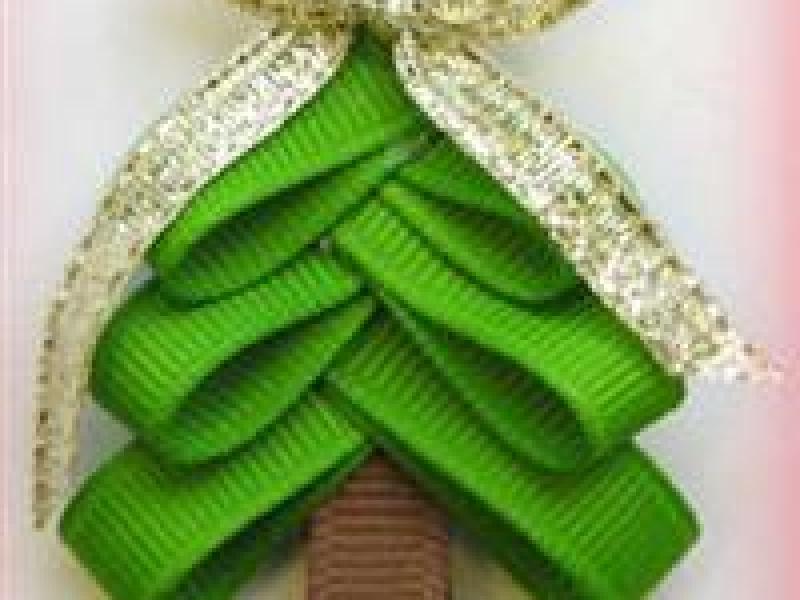 [Handmade]Cặp tóc cây thông