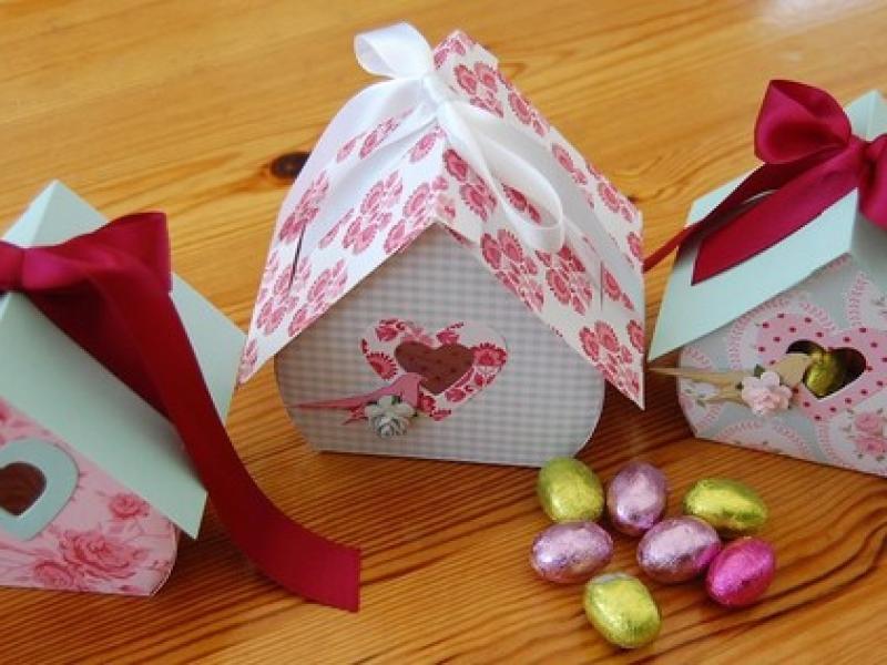 Hộp quà tổ chim xinh xắn siêu dễ làm