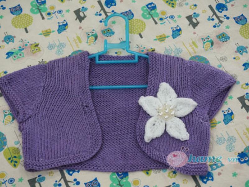 Hướng dẫn đan áo khoác lửng blue night