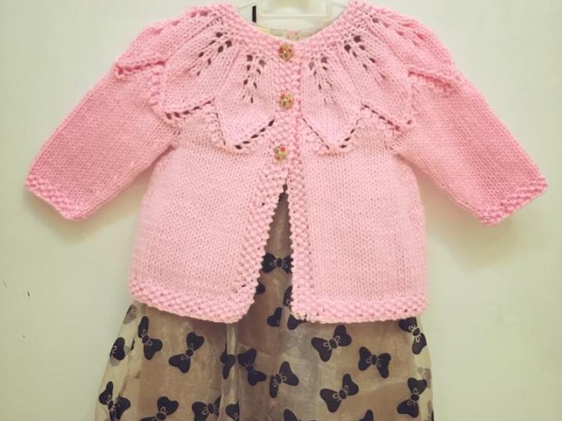 Hướng dẫn đan áo lá mùa thu