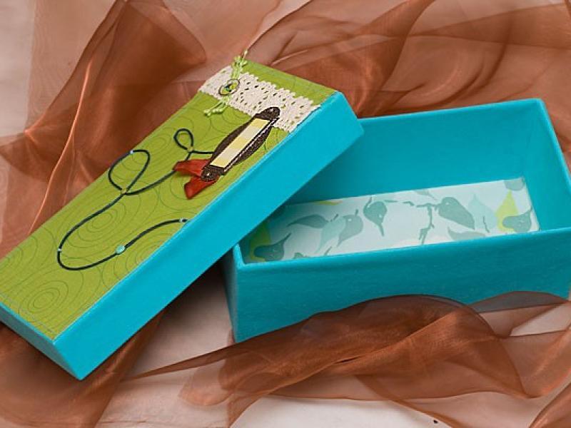 Khéo tay cắt giấy làm hộp quà siêu xinh