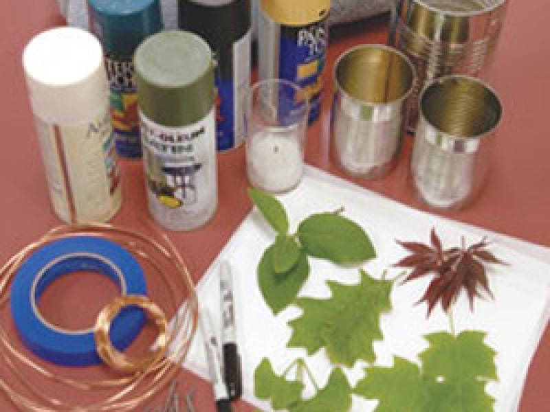 .Làm đèn từ vỏ lon cũ nè, đảm bảo ko đụng hàng !!!